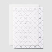 メリエレガントルモダン結婚ス ベラム紙招待状 (オフセット (招待状))