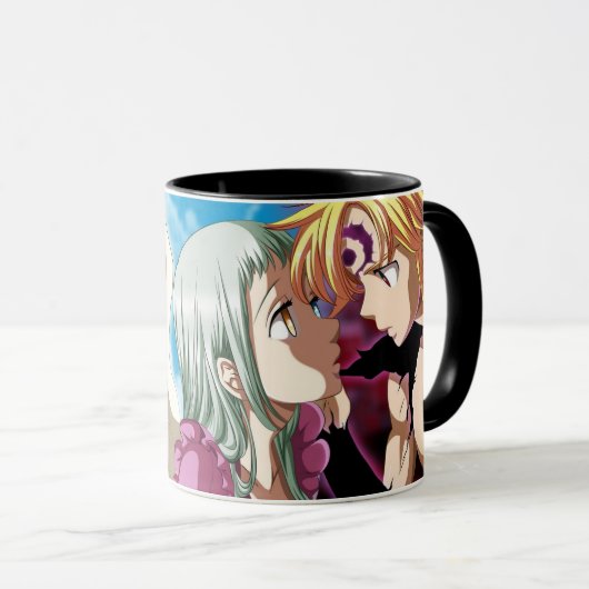 メリオダスとエリザベス マグカップ (正面右)