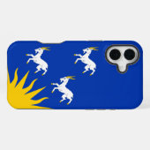 メリオネスシャー州の旗 Case-Mate iPhoneケース iPhone 16 Plusケース (裏面横)