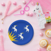 メリオネトシャー国旗の紙プレート ペーパープレート (パーティー)