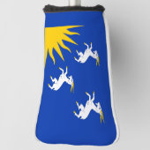 メリオネトシャー州旗 ゴルフヘッドカバー (回転90)