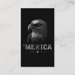 メリカイーグル7月4日アメリカ愛国心 名刺