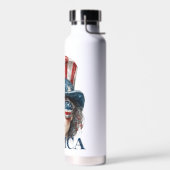 メリカガール7月4日グラムガールと星 ウォーターボトル (左面)