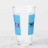 'メリカスターズ+ストライプ タンブラーグラス (左)