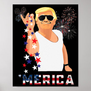 メリカトランプ飲衣装ドンドン飲ド4日 ポスター