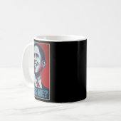 メリカトランプ7月の幸せ4日トランプ米国旗 コーヒーマグカップ (正面左)
