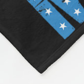 メリカトランプ7月の幸せ4日トランプ米国旗 フリースブランケット (角)