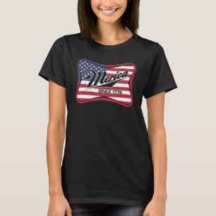 メリカパパA素晴らしマンビアドリンカーとパトリオット脂肪 Tシャツ