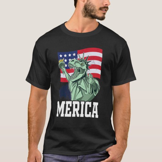 メリカレックス自由の女神の日4日 Tシャツ (正面)