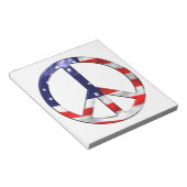 メリカ平和サイン ノートパッド (アングル)