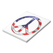 メリカ平和サイン ノートパッド (回転)