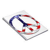 メリカ平和サイン ノートブック (右側)