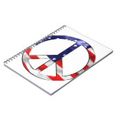 メリカ平和サイン ノートブック (左側)