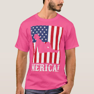 メリカ7月4日7月4日アメリカ国旗 Tシャツ