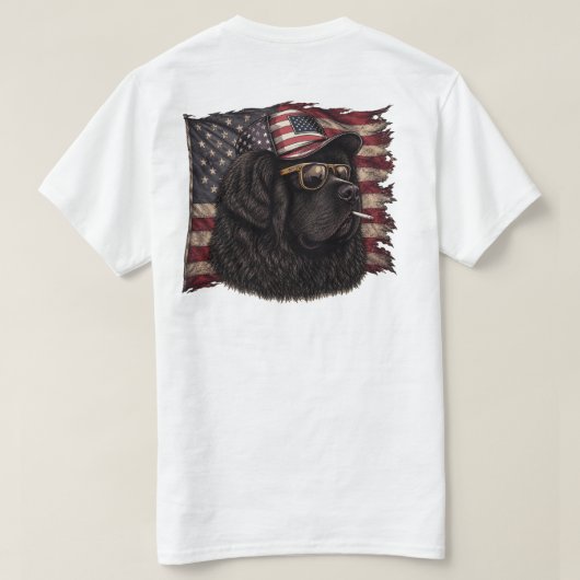 'メリカ ニューファンドランド Tシャツ (デザイン裏面)