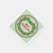 メリキリヒメテマオリメリークリスマスカクテル スタンダードカクテルナプキン (角)