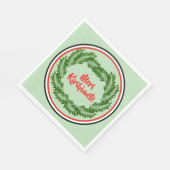 メリキリヒメテマオリメリークリスマスランチ スタンダードランチョンナプキン (角)