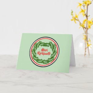 メリキリヒメテマオリMerry Christmas Greeting カード