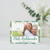 メリクリスマス ハワイアン ホリデー ポストカード (スタンド正面)