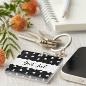 メリクリ スカンジナビア 黒模様 プレゼント キーホルダー (正面右)