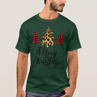 メリクリ レオパード バッファロー プライド パターン クリスマス Tシャツ