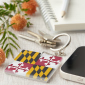 メリクールランド州旗の州 キーホルダー (正面右)