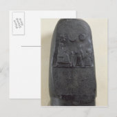 メリシヒク2世のクドゥル ポストカード (正面/裏面)