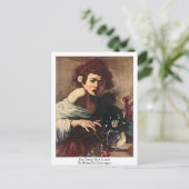 メリシ・ダ・カラヴァッジョのトカゲに噛まれた少年 ポストカード (スタンド正面)