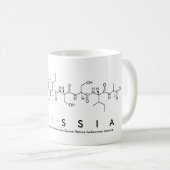 メリスシアペプチド名mug コーヒーマグカップ (正面右)