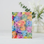 メリダメキシコシティの地図 ポストカード (スタンド正面)