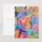 メリダメキシコシティの地図 ポストカード (正面/裏面)