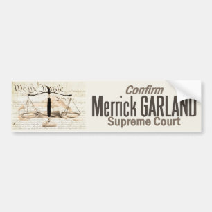 メリックの花輪の最高裁判所 バンパーステッカー