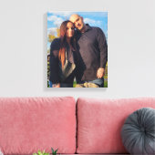 メリッサとスティーブ キャンバスプリント (インサイチュ (リビング))