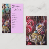 メリッサの庭。詳細 名刺 (正面/裏面)