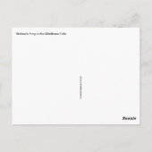 メリッサカエル ポストカード (裏面)