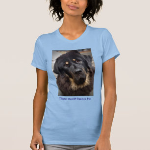 メリッサチベットマスチフのヘッドショットTシャツ Tシャツ