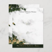 メリッサフラットカード1 招待状 (正面/裏面)