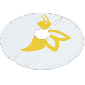 メリッサ ブラッシュドポリエステルツリースカート (アングル)