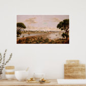 メリット湖の近くのオークランド河口(1232A) ポスター (キッチン)