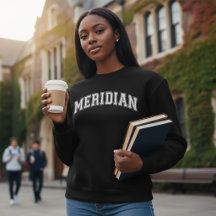メリディアン大学スタイルのセーター アメリカの大学