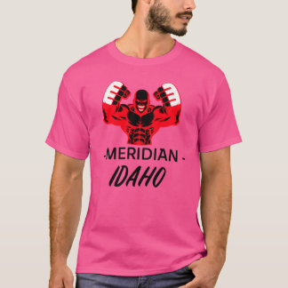 メリディアン アイダホ MMA ファイター オーバーサイズ Tシャツ