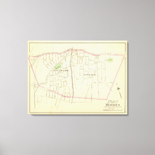 メリデン南 キャンバスプリント (正面)