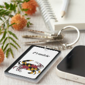 メリパーソナライズされたランド州旗ブルーカニ キーホルダー (正面右)