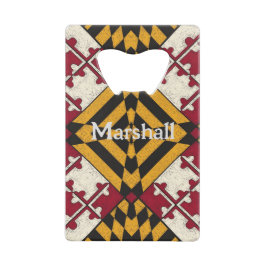 メリパーソナライズされたランド州旗ボトルオープナー クレジットカード栓抜き