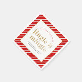 メリフェスティバルホリデージンルミングルクリスマスパーティー スタンダードカクテルナプキン (角)