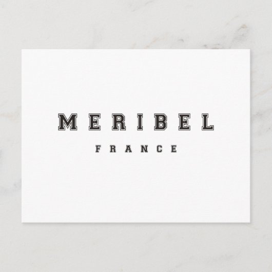メリベルフランス ポストカード (正面)