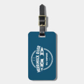 メリマックリバーニューハンプシャーカヤック ラゲッジタグ (正面縦)