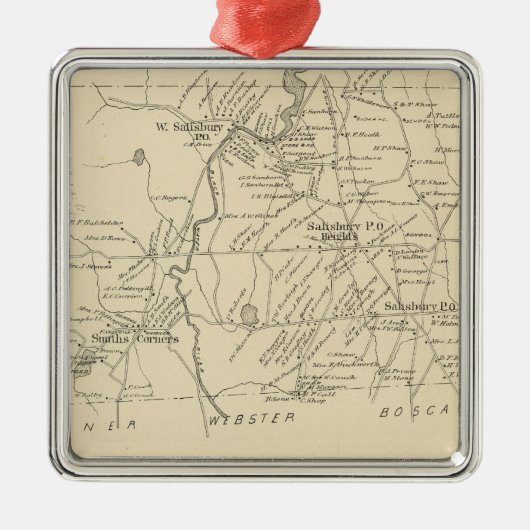 メリマック社サリスベリー メタルオーナメント (正面)