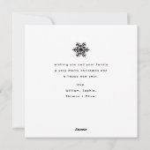 メリモダンスミニマル・クリスマスの家族の名前の写真 シーズンカード