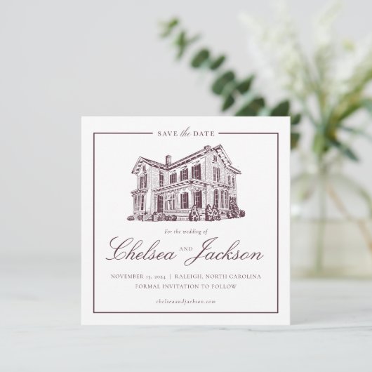 メリモン-ウィン ハウス スケッチ 保存日 セーブザデート (スタンド正面)